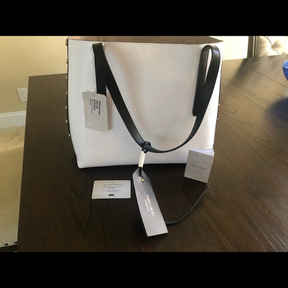 Jimmy Choo East West Leather Tote - Picture 4 of 8